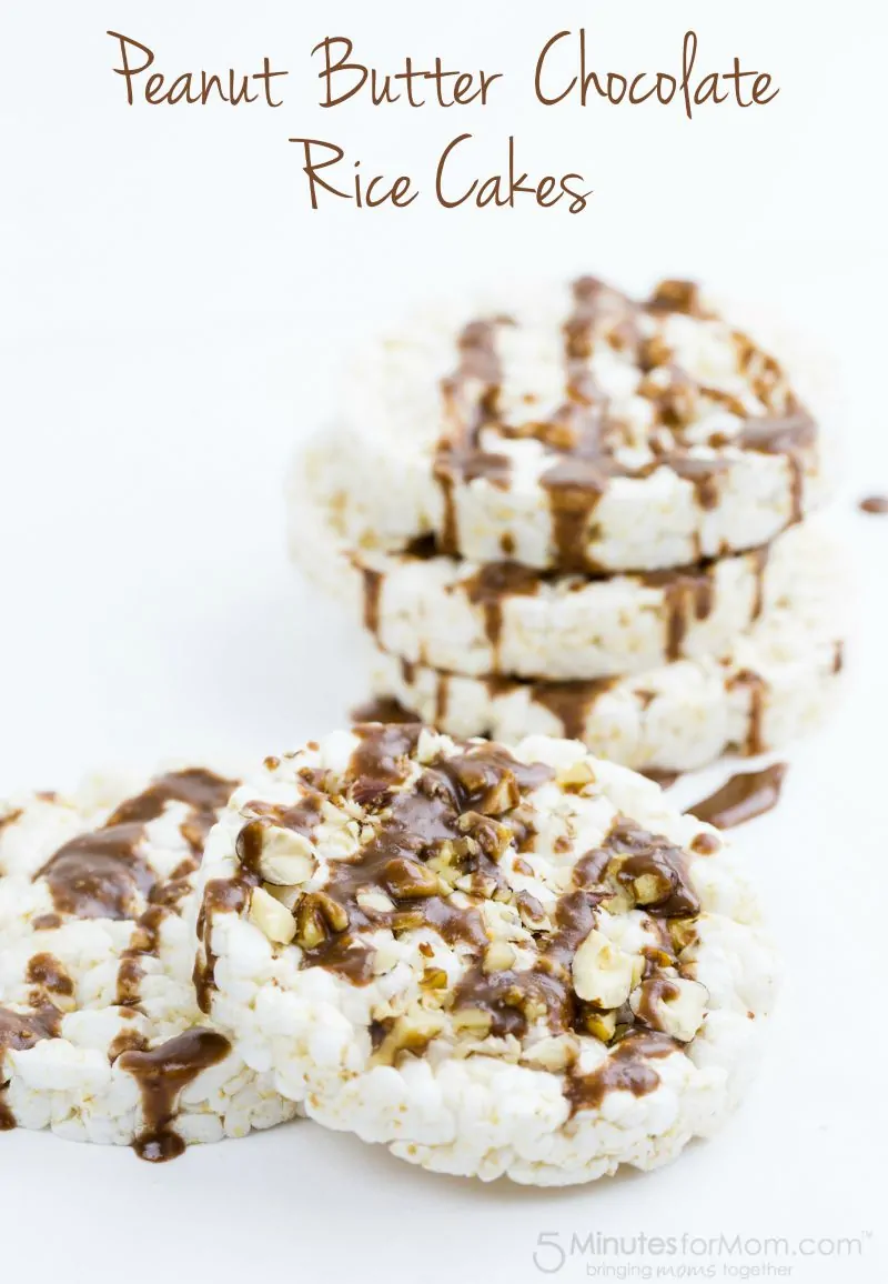 Peanut Butter Chocolate Rice Cakes