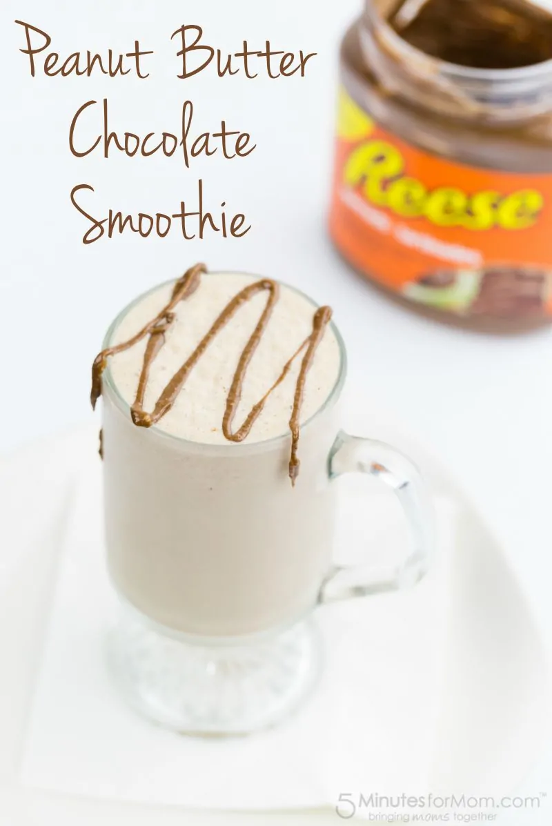 Peanut Butter Chocolate Smoothie with REESE