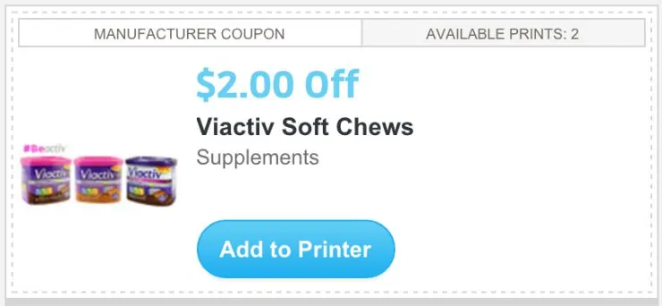 Viactiv Soft Chews Coupon