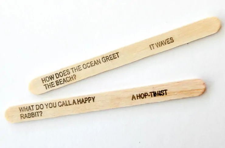 What are your favorite jokes on Popsicle sticks