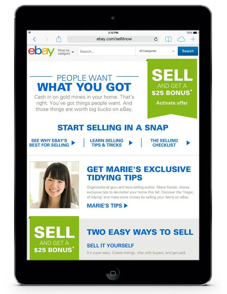 ebay valet sellitnow