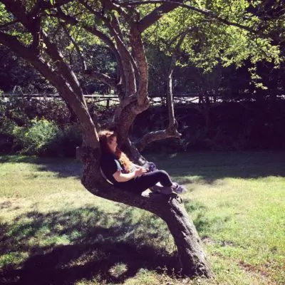 ilsa sitting in a tree