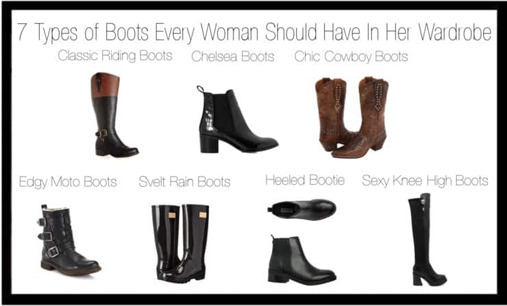 7 Types of Must Have Boots for Women - 5 Minutes for Mom