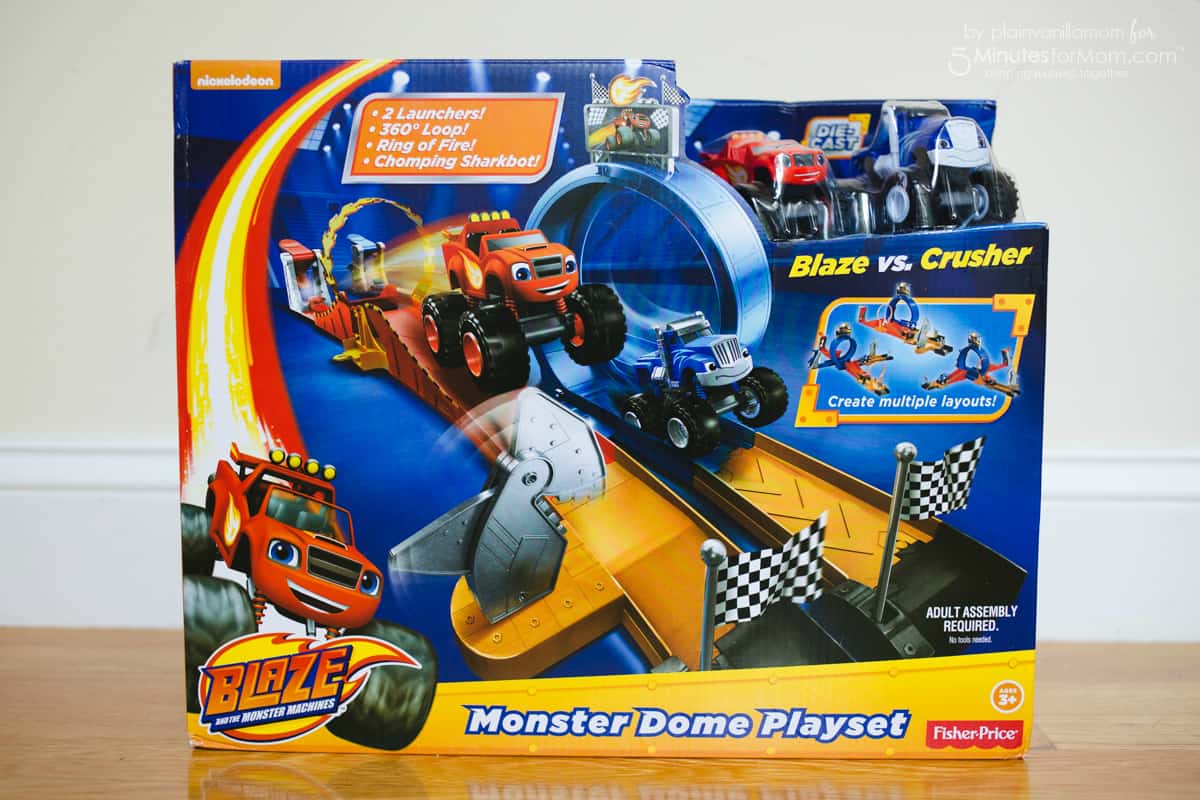 blaze monster dome playset