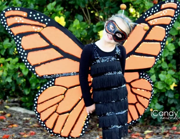 DIY Monarch Butterfly Costume