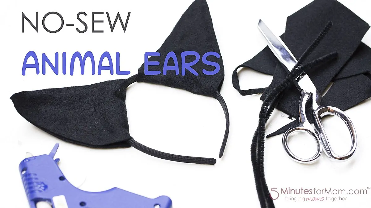 no sew animal ears