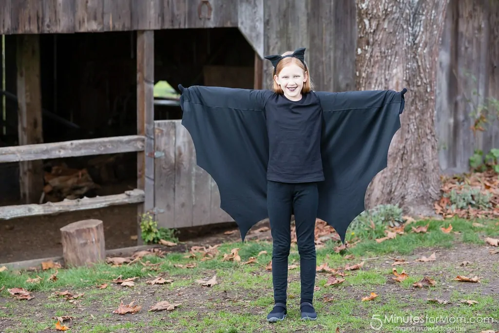 Easy DIY Bat Costume