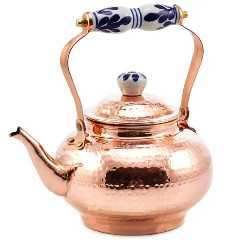 Hammered Solid Copper teapot