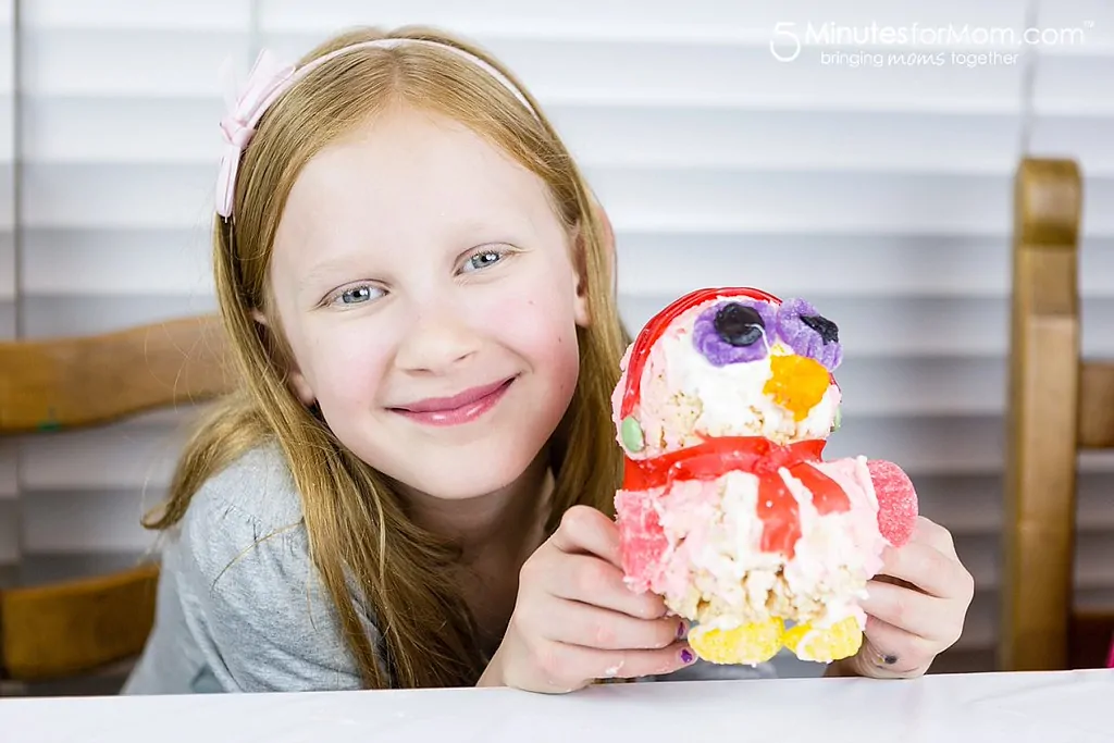 Julia and Her Rice Krispies Penguin