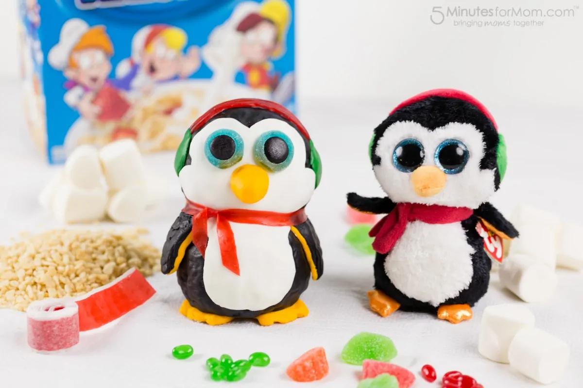 Penguin Rice Krispies Toy Shaped Treat