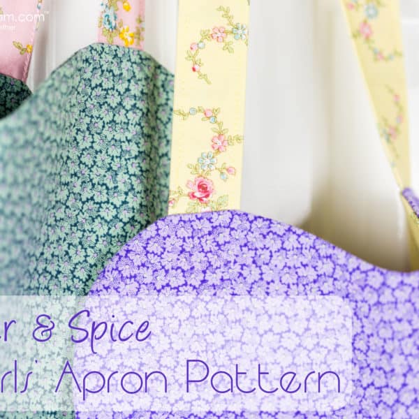 Free Girls Apron Pattern and Sewing Tutorial