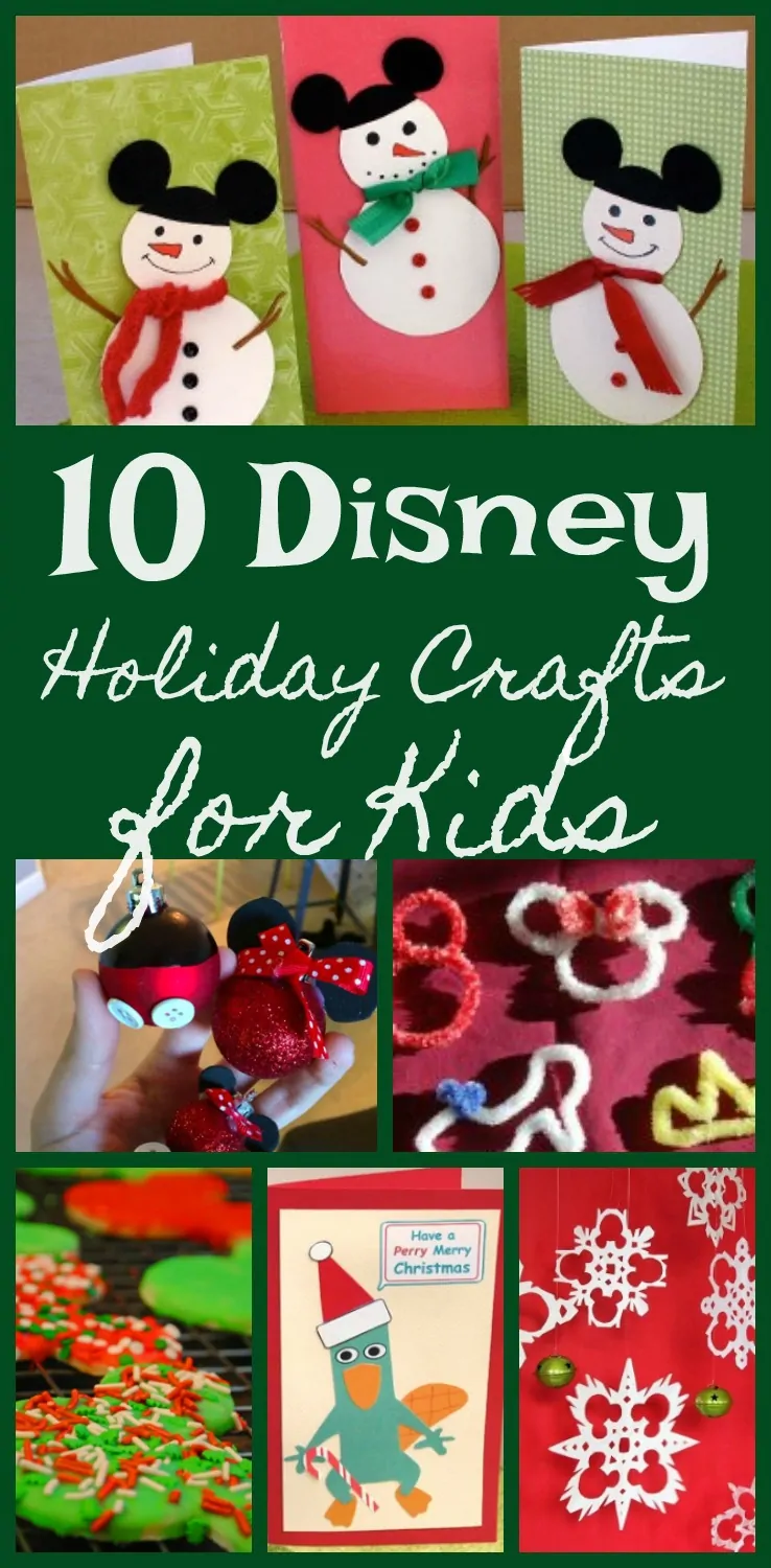 10 Disney Holiday Crafts for Kids