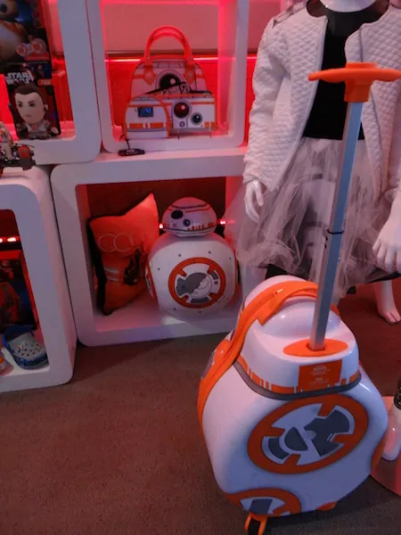 BB-8 Merchandise Luggage- Star Wars Press Event - #StarWarsEvent