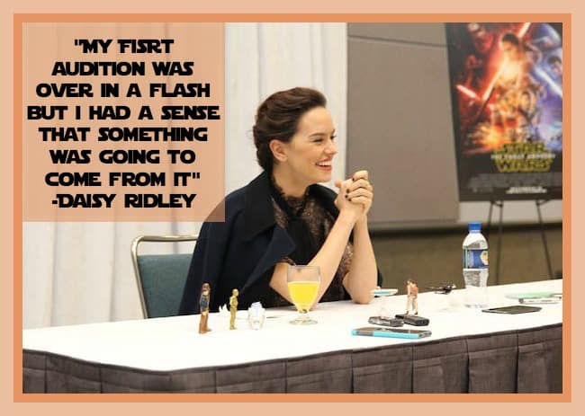 Daisy Ridley - Interview Quote 1- #StarWarsEvent