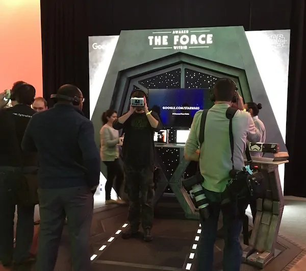 Google Cardboard Demo - Star Wars Press Event - #StarWarsEvent