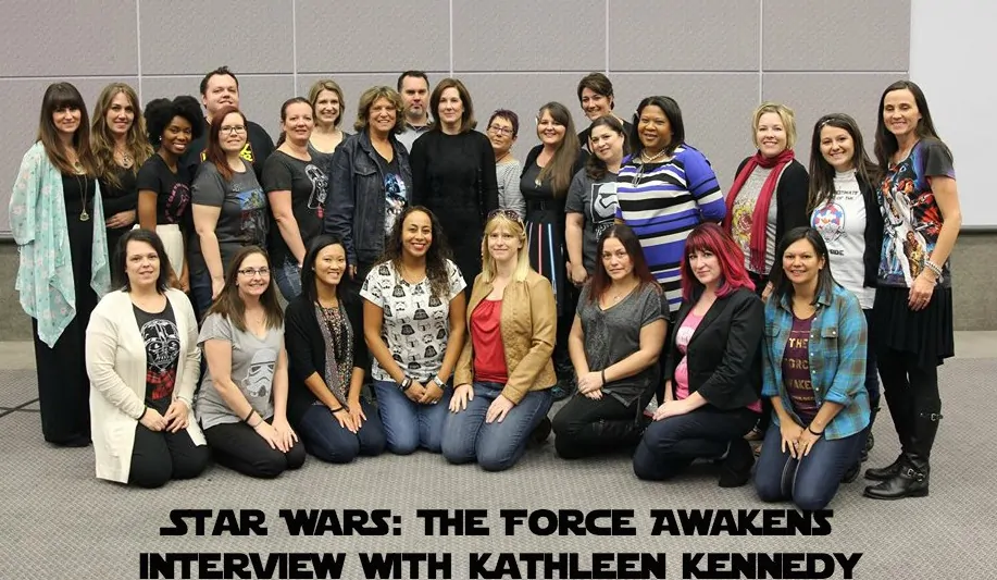 Kathleen Kennedy - Group Photo - #StarWarsEvent