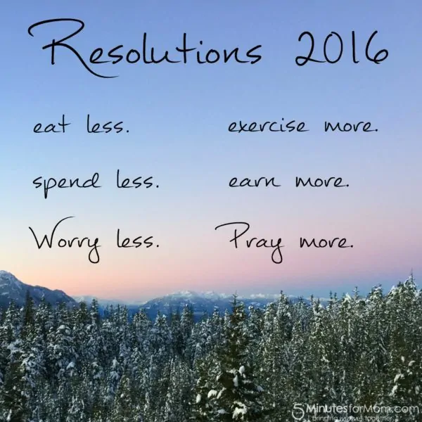 Happy New Years – Do You Share These Resolutions For 2016? #HappyNewYear