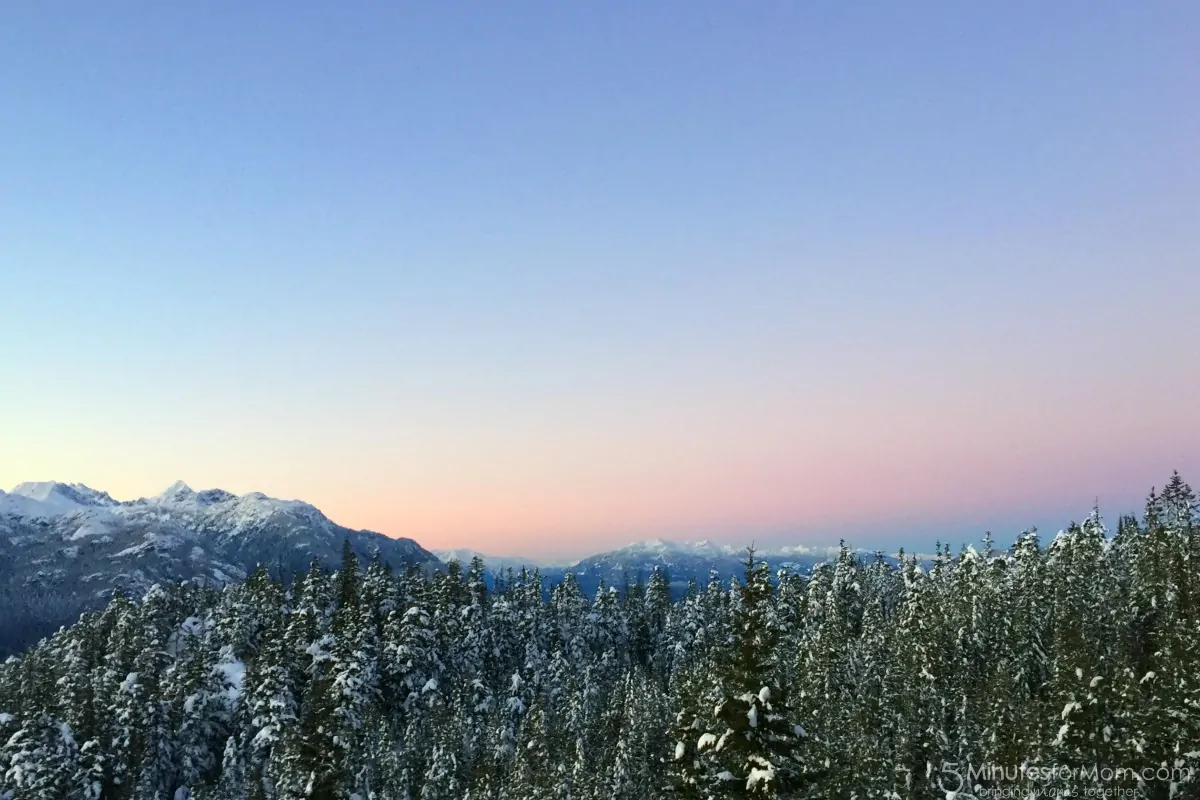 Sea to Sky Summit at Sunset