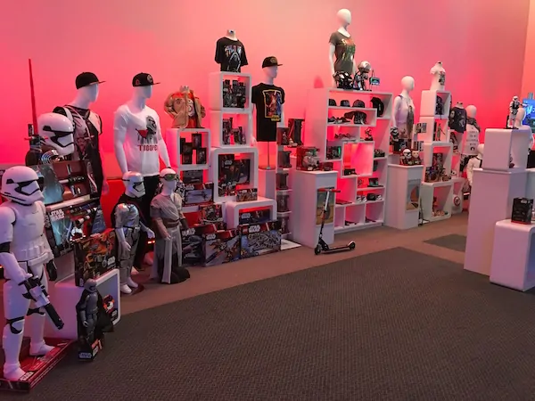 Star Wars Merchandise Display - Star Wars Press Event - #StarWarsEvent