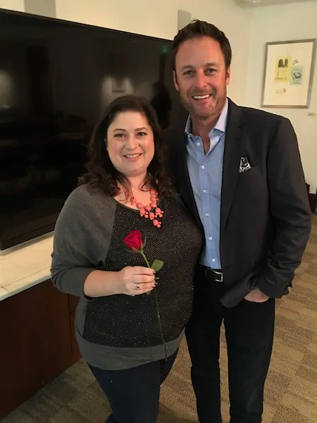 Chris Harrison from The Bachelor with Dawn Cullo