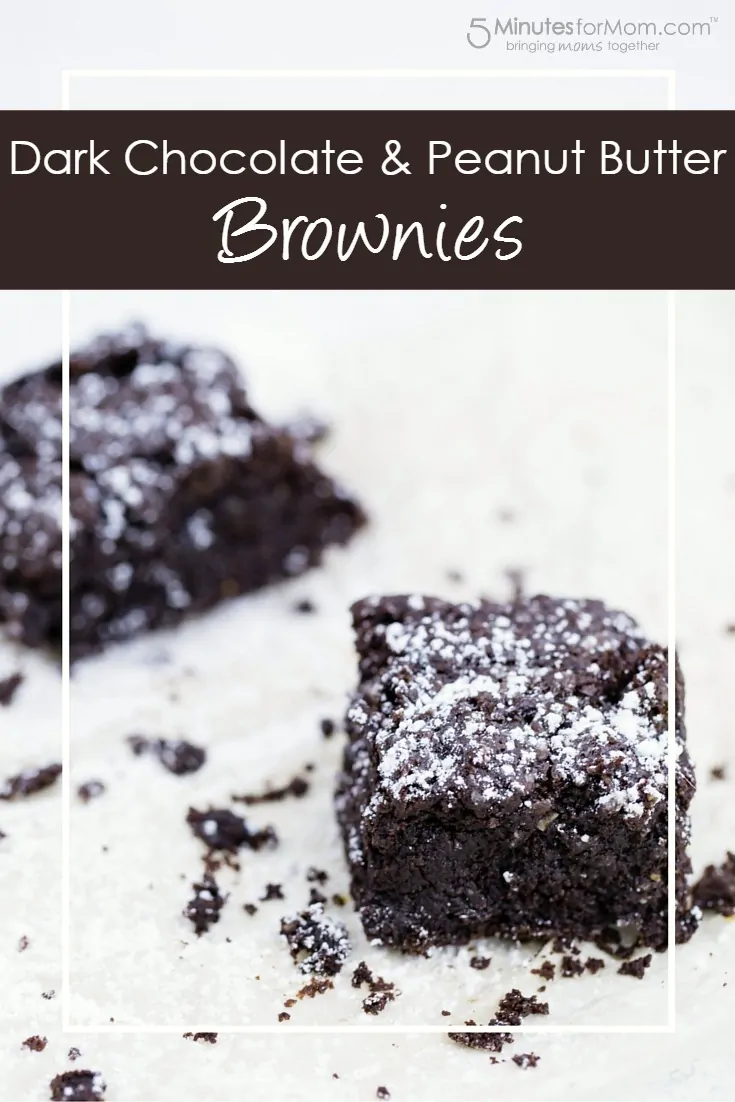 Dark Chocolate Peanut Butter Brownies