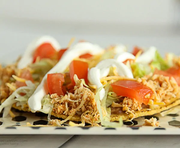 Easy Shredded Chicken Tostadas Recipe