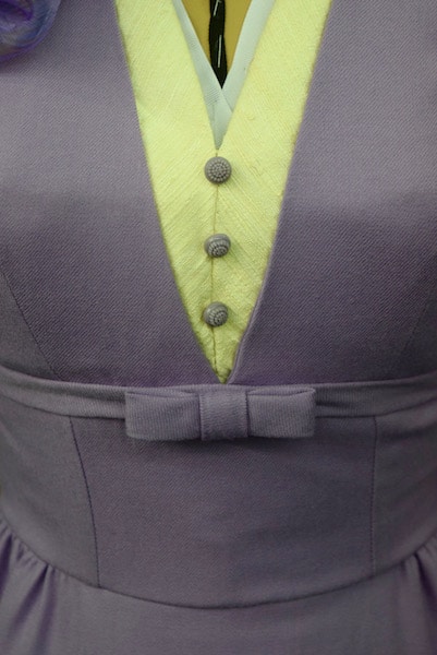 Marvels Agent Carter Wardrobe Ladies Fashion Grey Lime Dress