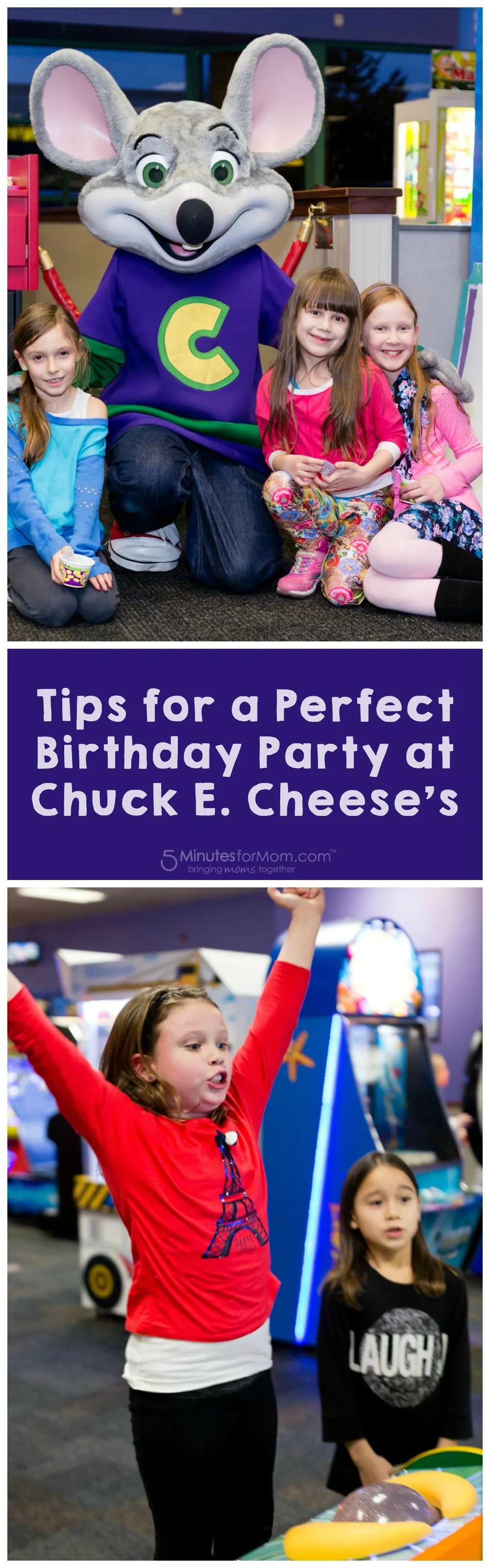 How to Throw a Perfect Birthday Party at Chuck E Cheese