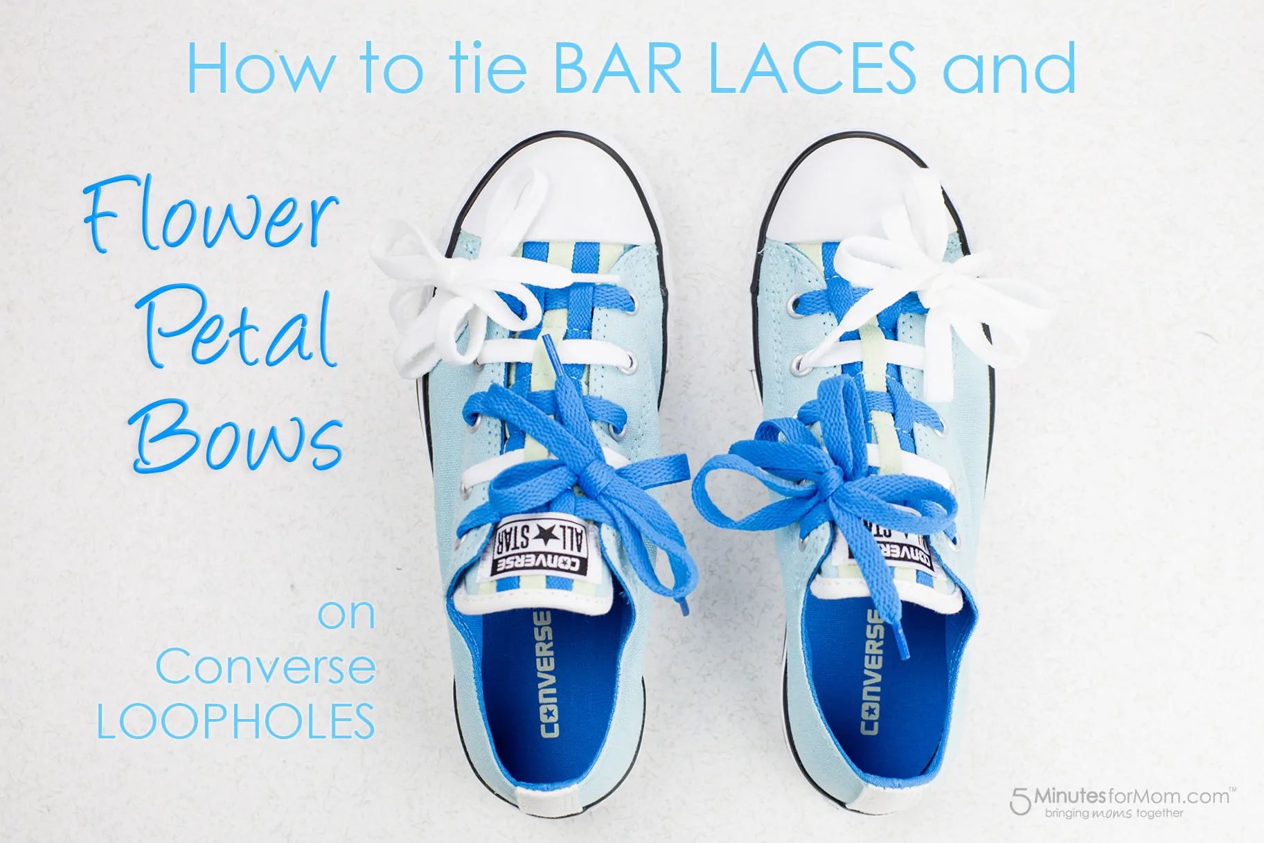 How to Shoelaces on Loopholes with Bar Laces and Bows