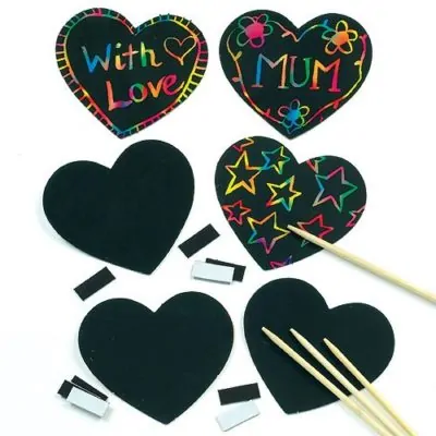 Scratch Art for Valentine's Day