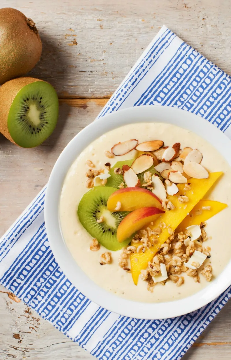 Coconut Chai Tropical Smoothie Bowl Recipe