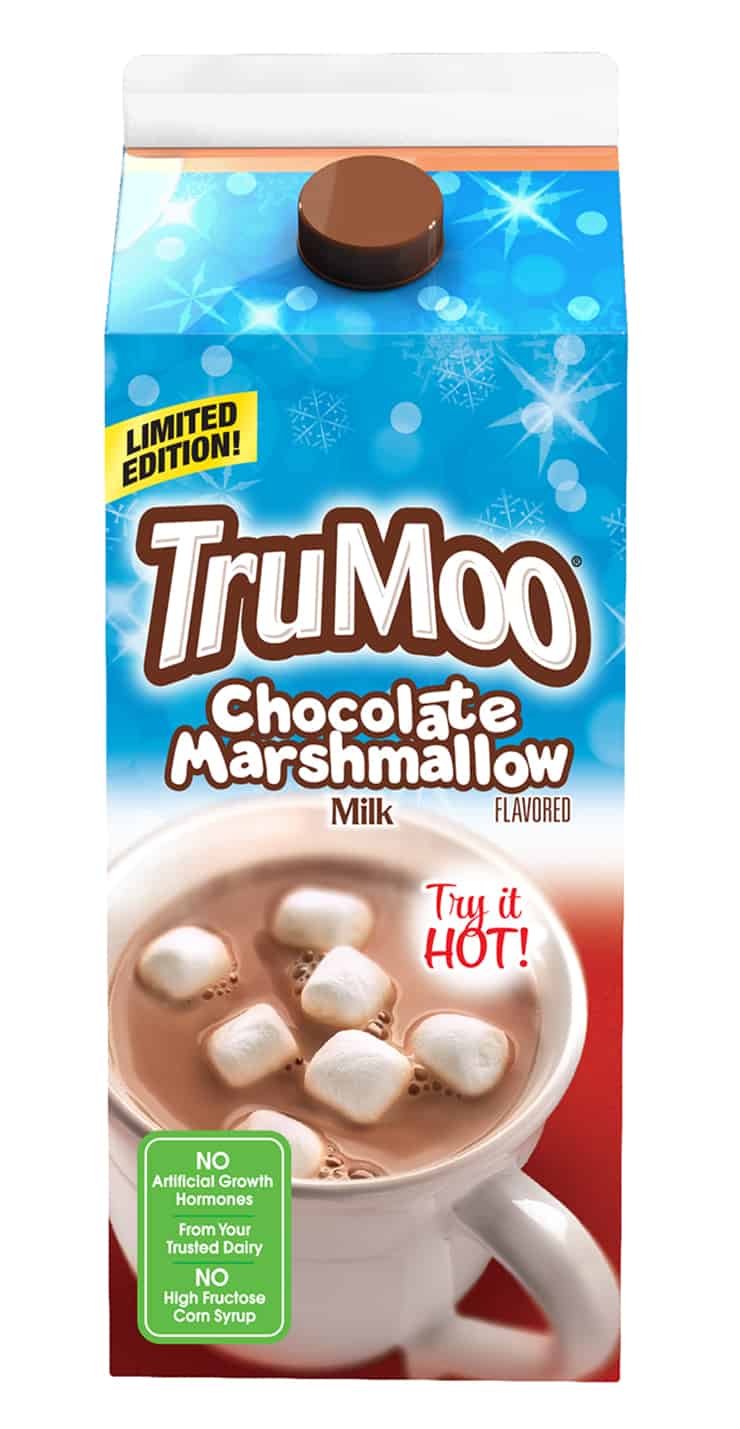 TruMoo Chocolate Marshmallow Milk Carton 5 Minutes for Mom
