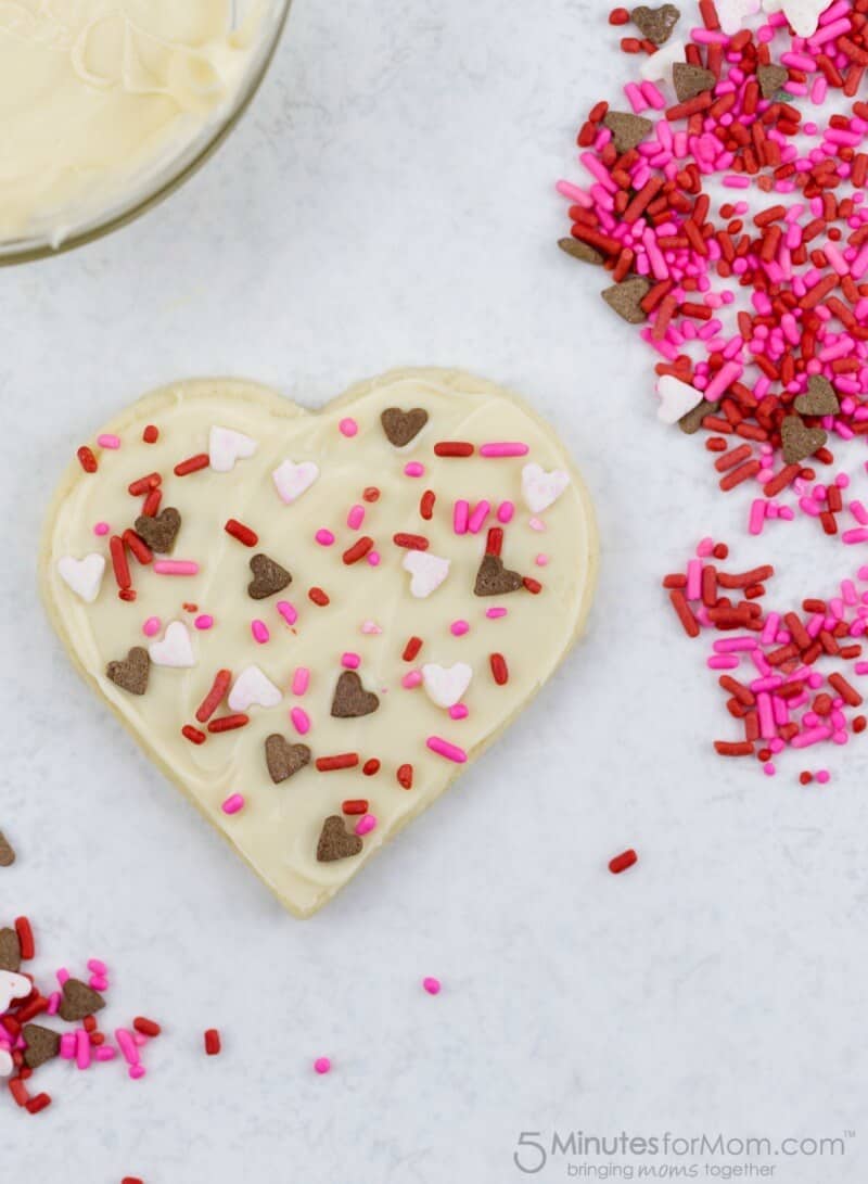 White Chocolate Topped Sugar Cookies Recipe
