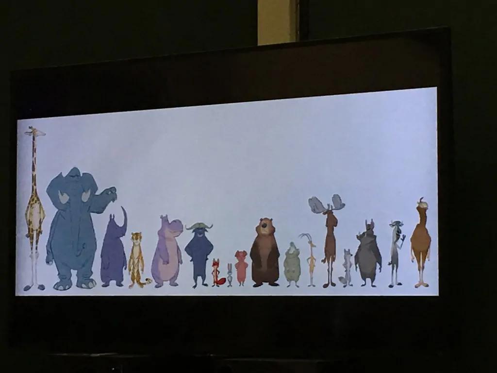 Zootopia - Animal Sizes