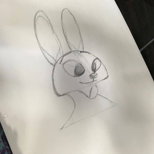 Zootopia - Dawns drawing of Judy Hopps