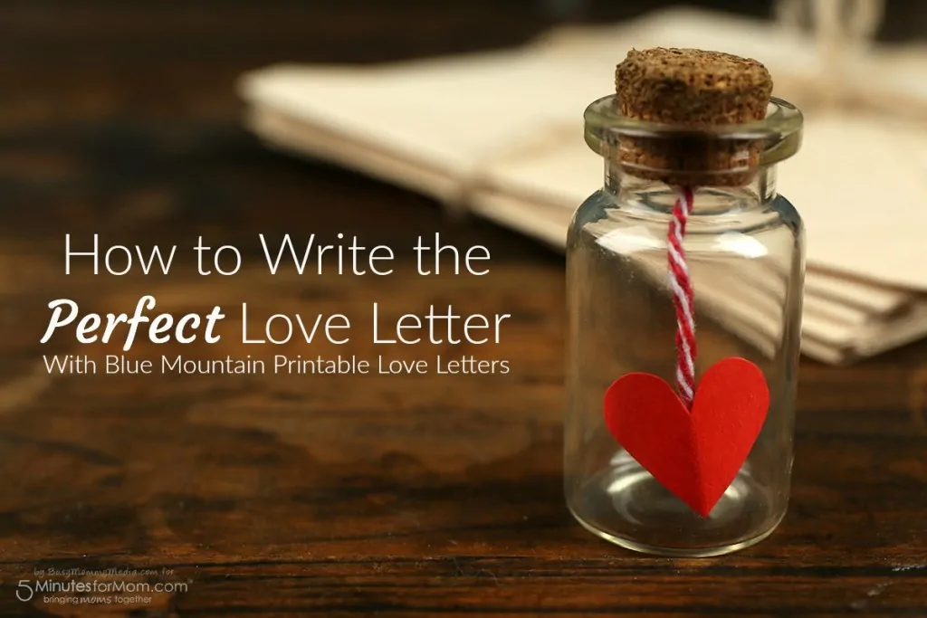 Blue Mountain printable love letters