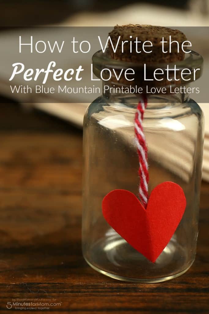 Blue Mountain printable love letters