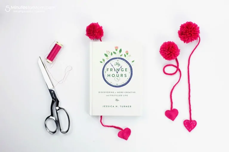 Yarn Pom Pom Bookmark