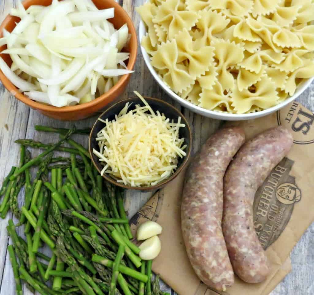 Bowtie Pasta with Chicken Italian Sausage Recipe