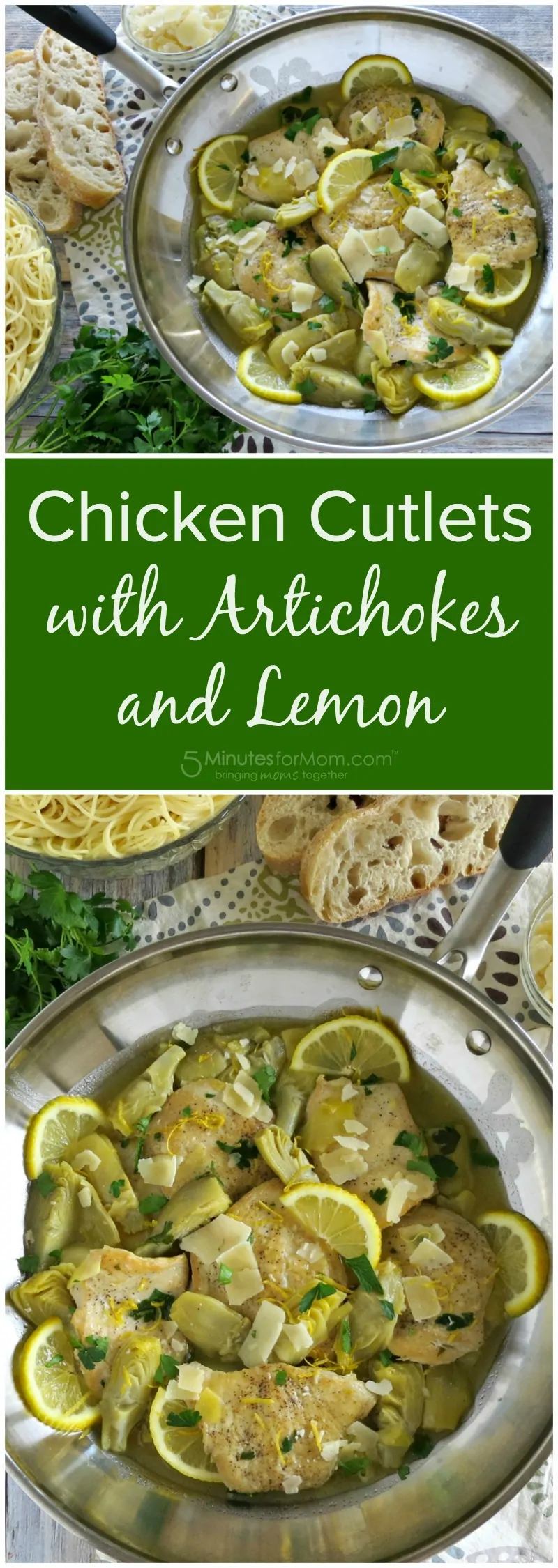 Chicken Cutlets with Artichokes Recipe