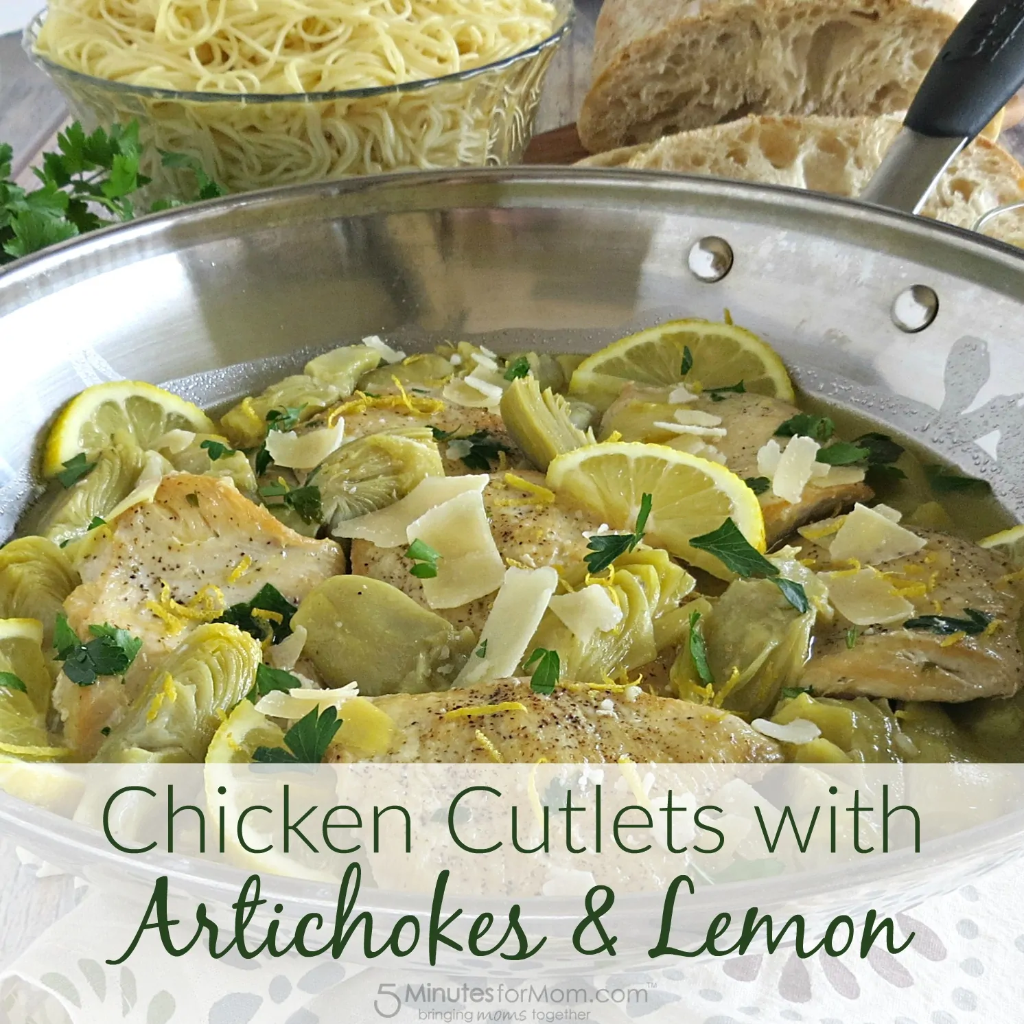 Chicken Cutlets with Artichokes