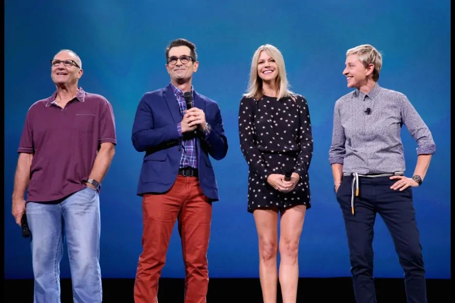 D23 Expo 2015 Cast - Ellen DeGeneres, Ed O'Neill, Kaitlin Olson, Ty Burrell,