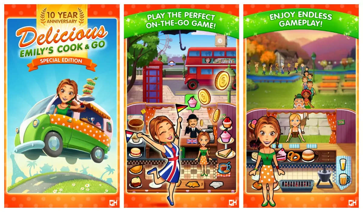 Jogo Delicious Emily's Cook & Go no Jogos 360