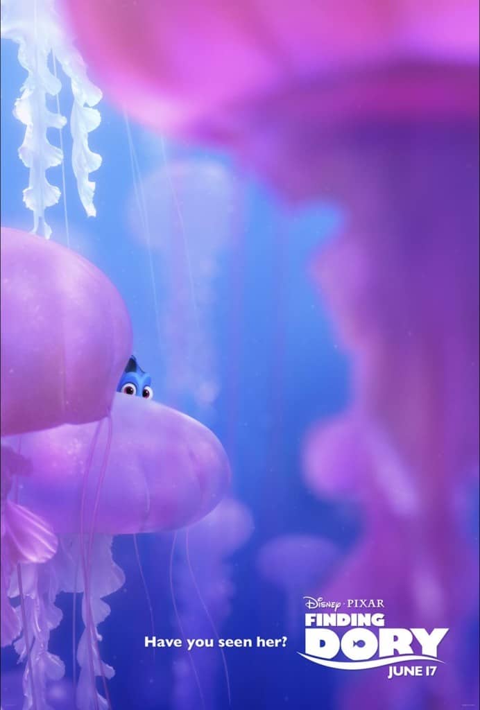 Fidning Dory Movie Poster - Jellyfish #FindingDory