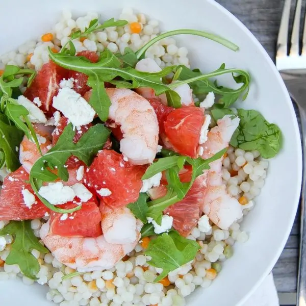 Grapefruit, Shrimp and Couscous Salad Recipe