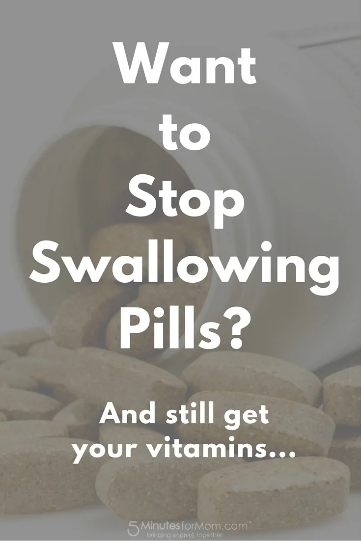 How to stop swallowing pills but still get your vitamins