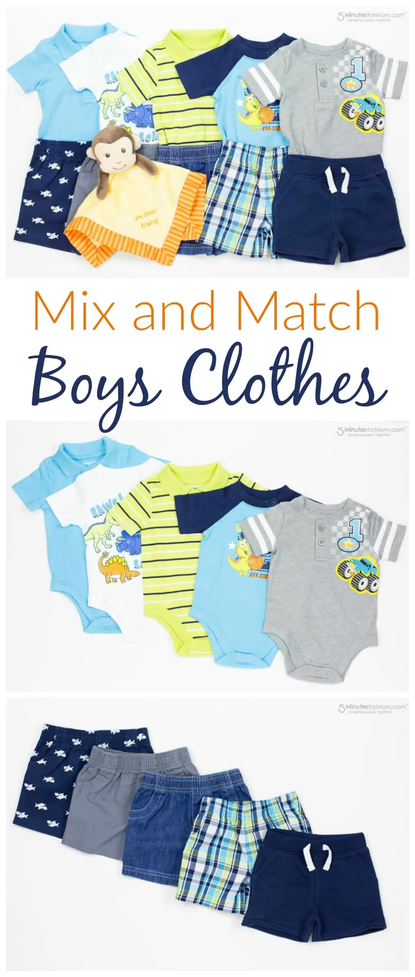 Mix and Match Boys Clothes