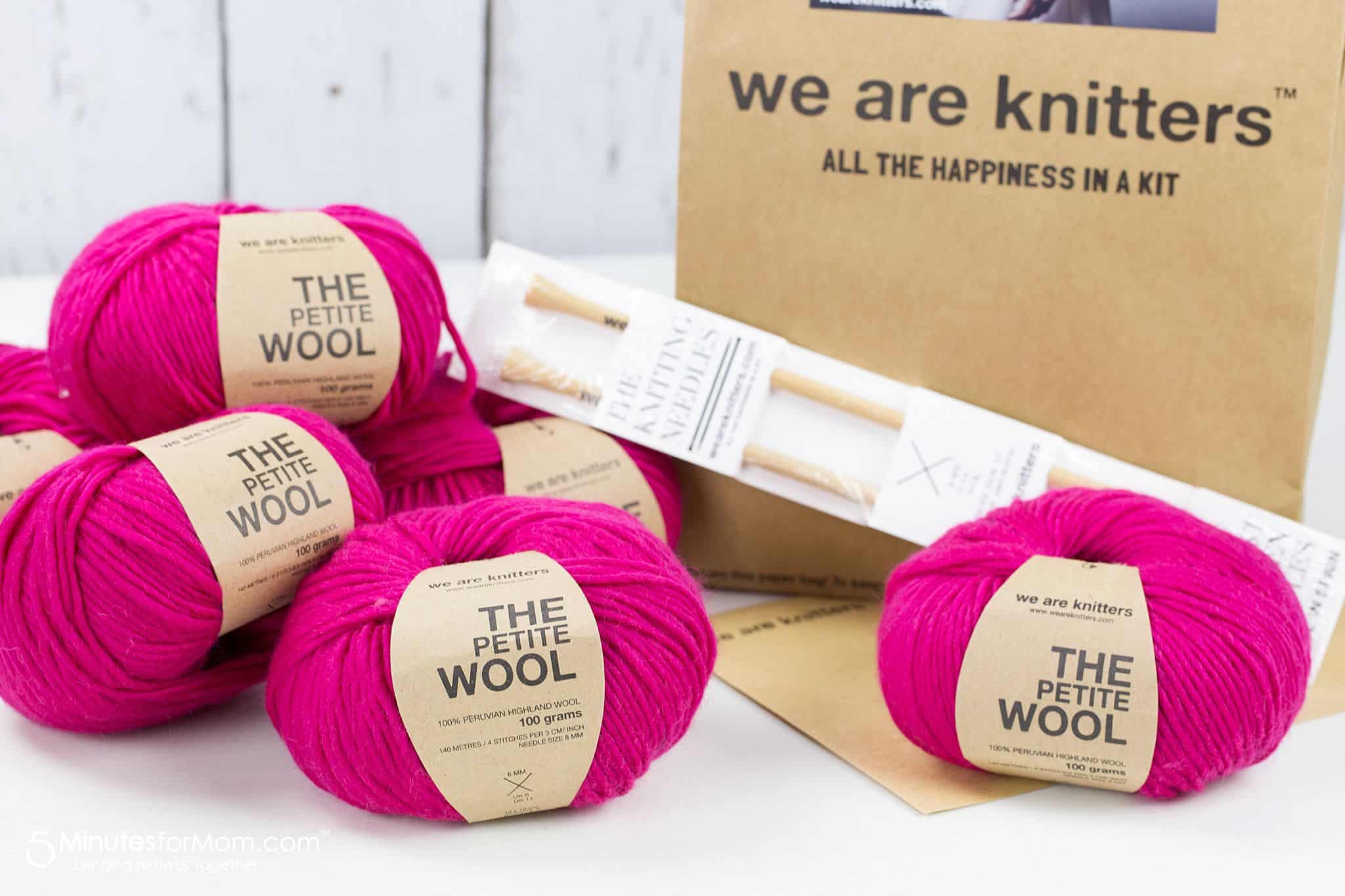 We Are Knitters Happiness Comes in a Kit 5 Minutes for Mom