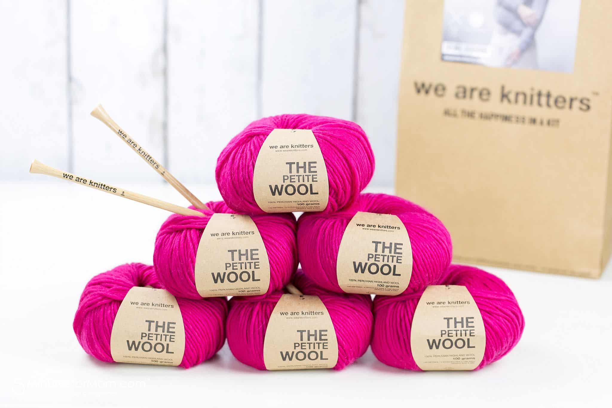 We Are Knitters Happiness Comes in a Kit 5 Minutes for Mom