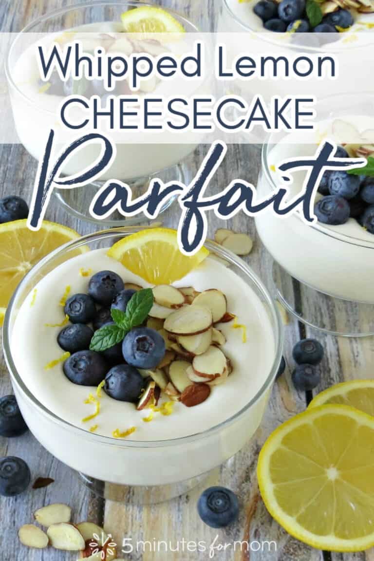 Whipped Lemon Cheesecake and Blueberry Parfaits Recipe